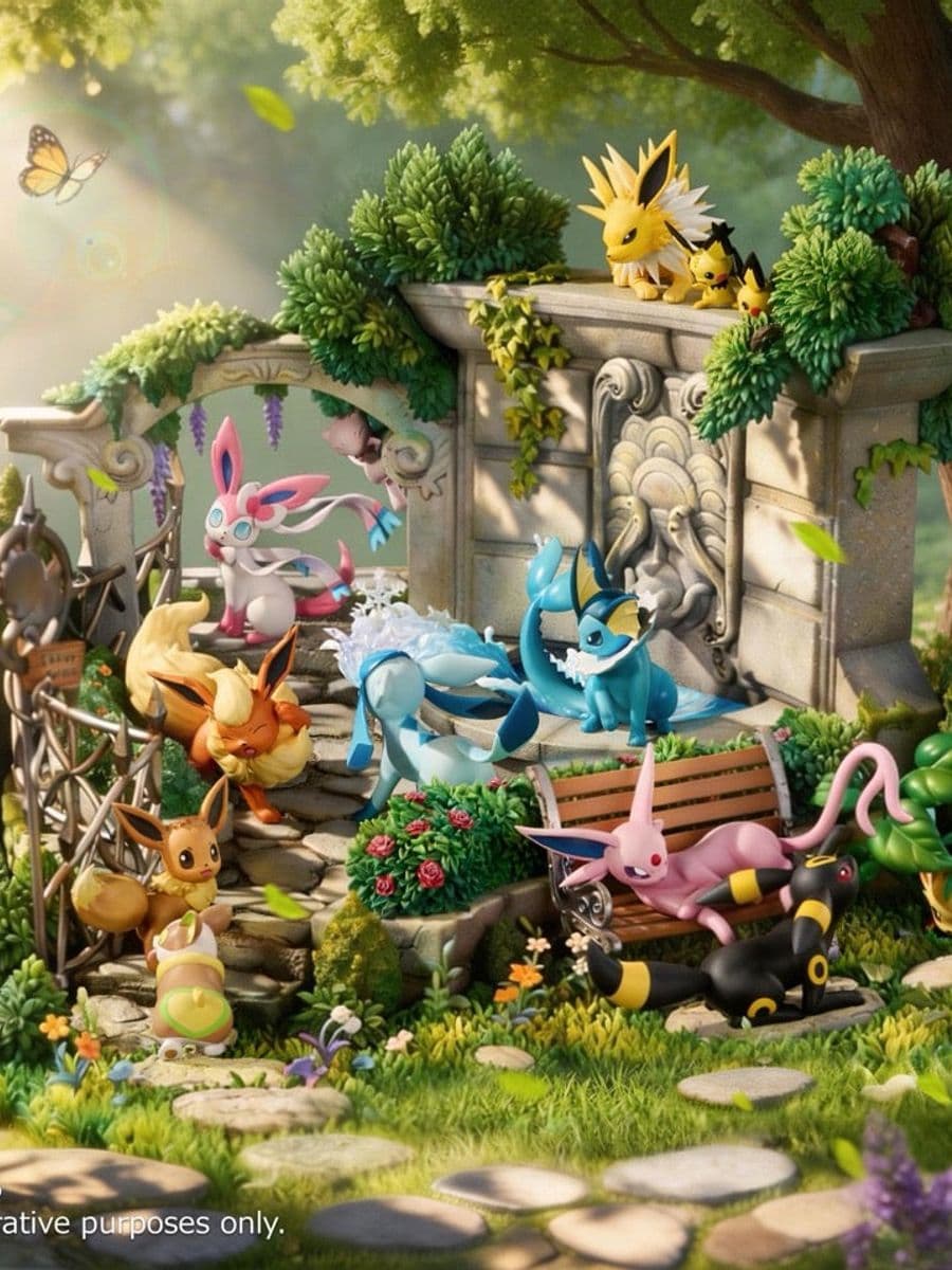 Pokemon Moon Shadow Studio Eeveelution Group