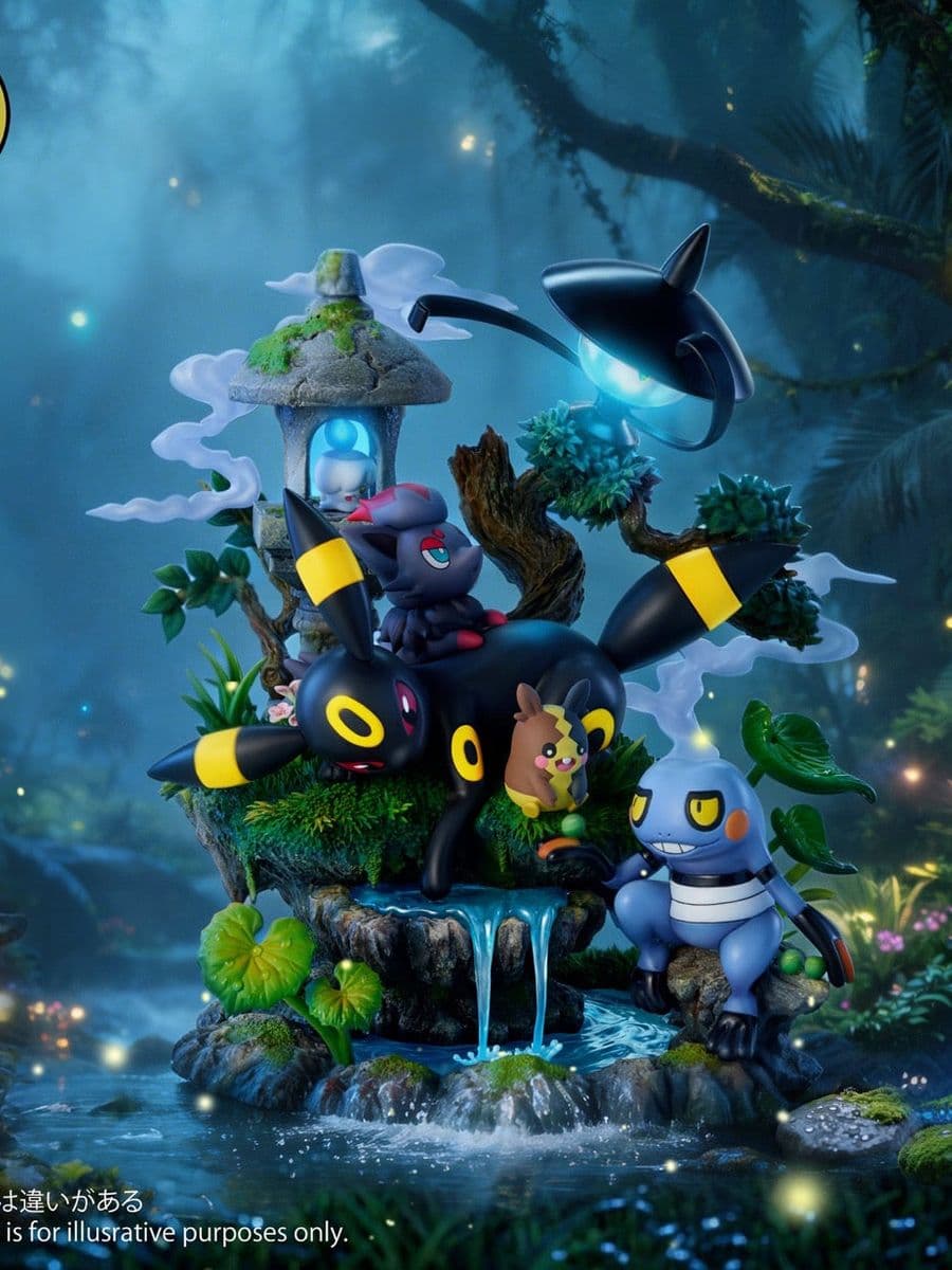Pokemon Moon Shadow Studio Umbreon Natural Scene