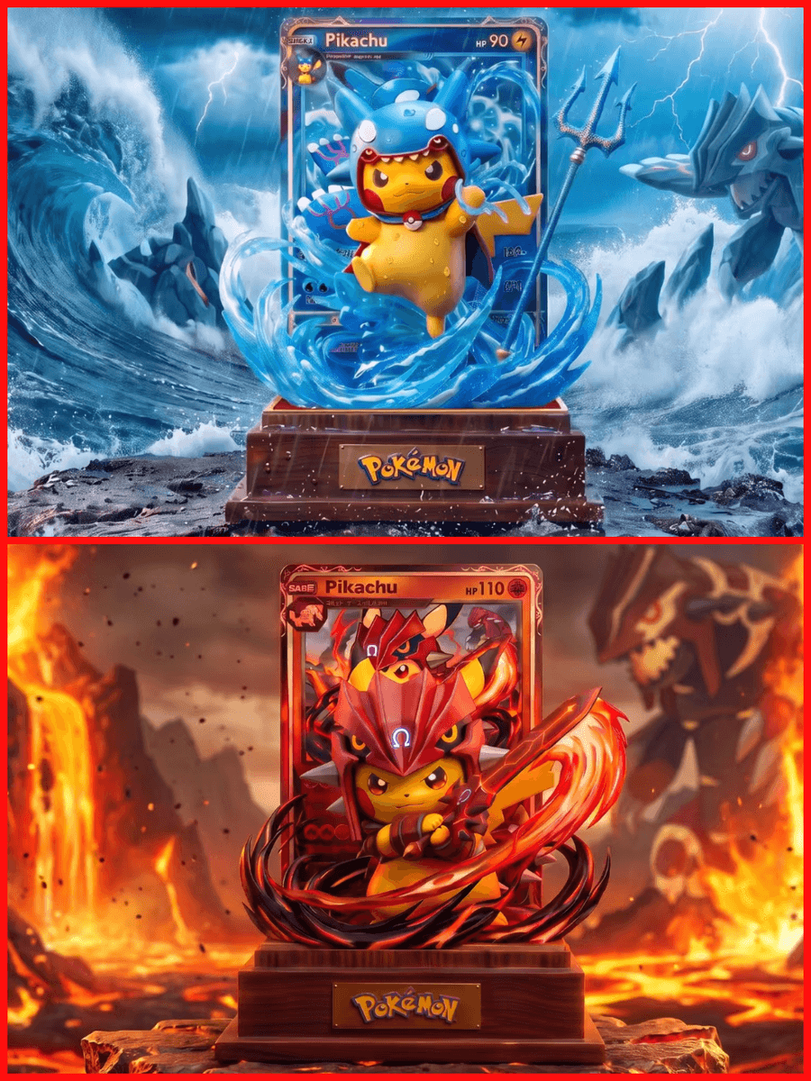 Pokemon Peak Studio Pikachu Cosplay Groudon x Kyogre