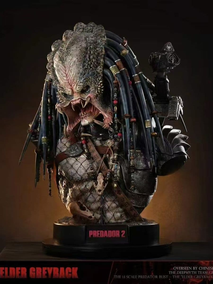 Predator 2 DEEPMYTH Studio Elder Greyback Bust