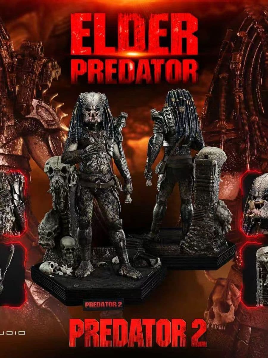 Predator 2 Prime 1 Studio Elder Predator Licensed