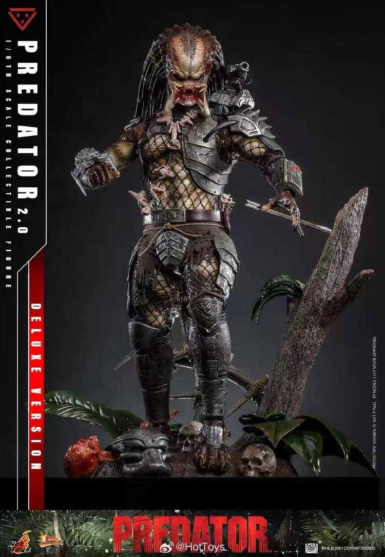 Predator Hot Toys Predator 2.0 MMS816 MMS817 Licensed