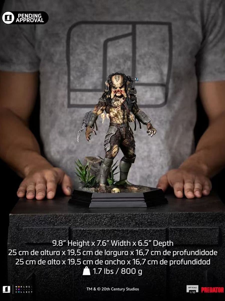 Predator Iron Studios Jungle Hunter Predator Licensed