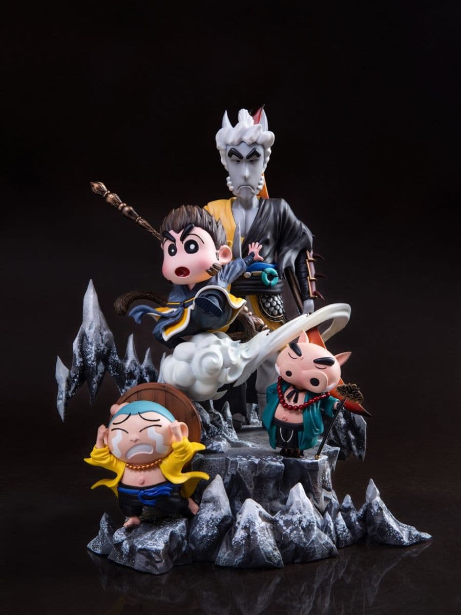 Shin Chan Mianhuatang Studio Shin Chan Cosplaying as Wukong Guangzhi Bajie X Huangmei