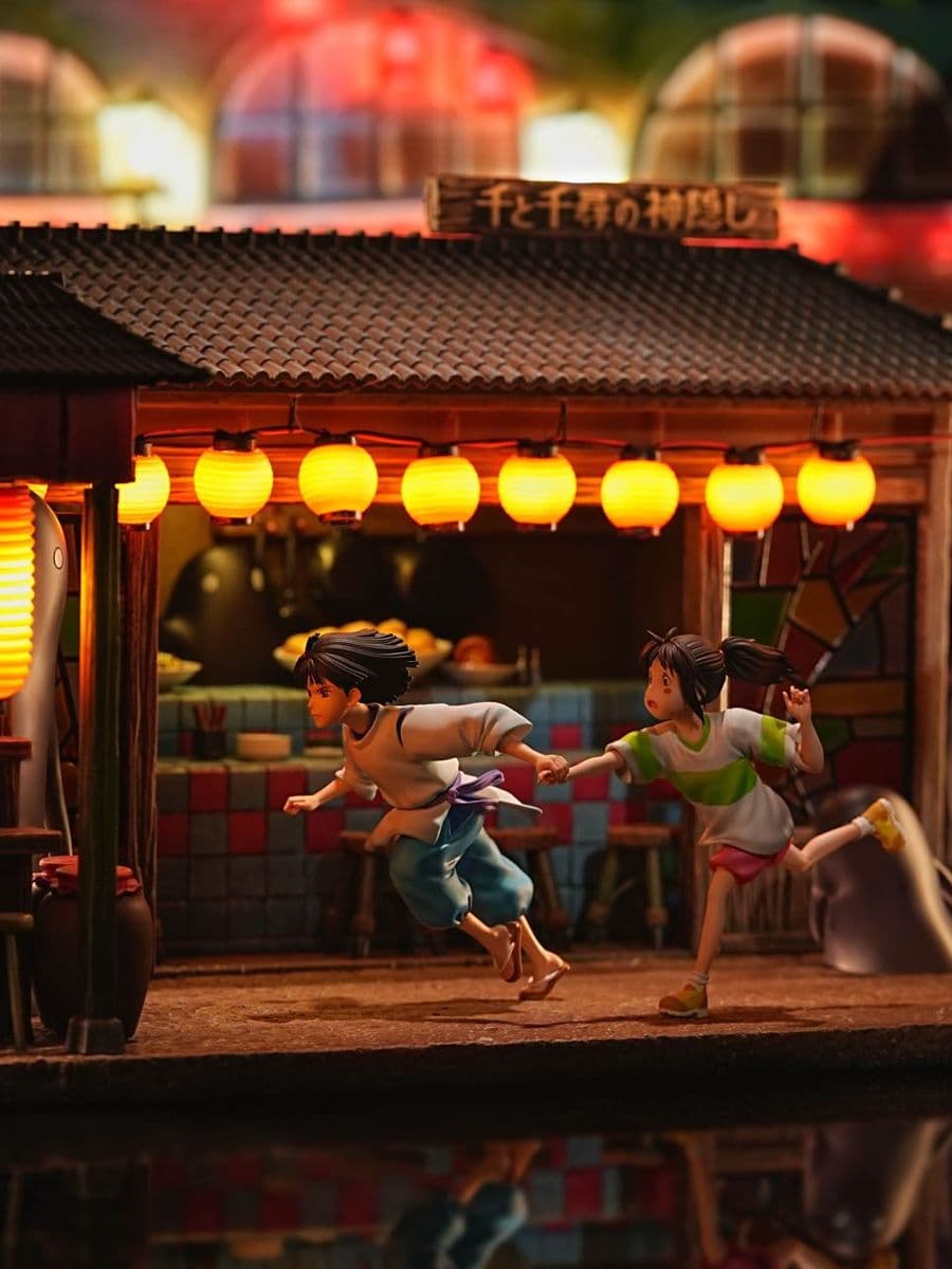 Spirited Away OPM Studio Running Chihiro and Haku