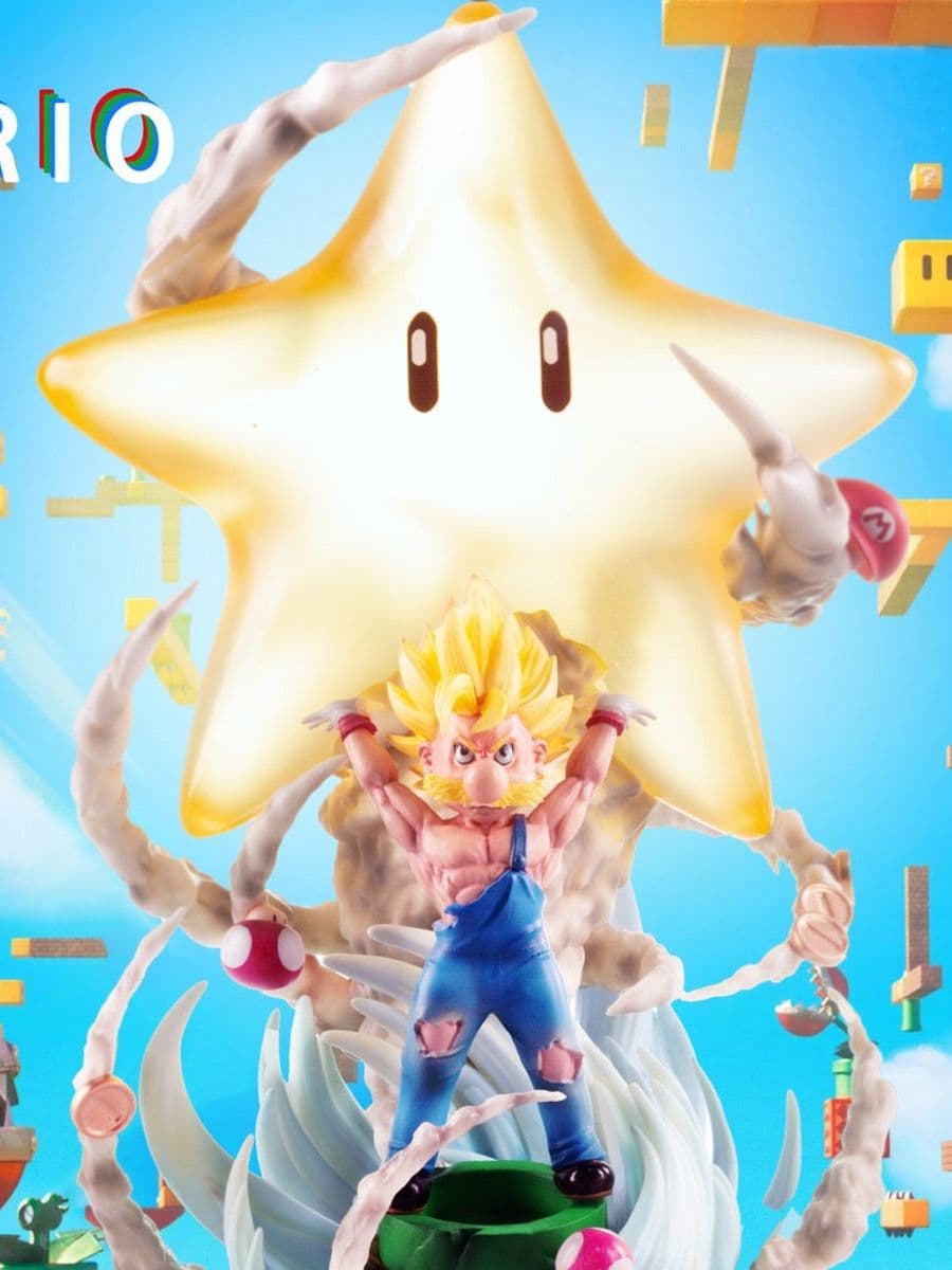 Super Mario ChaoShe Studio Super Saiyan Mario