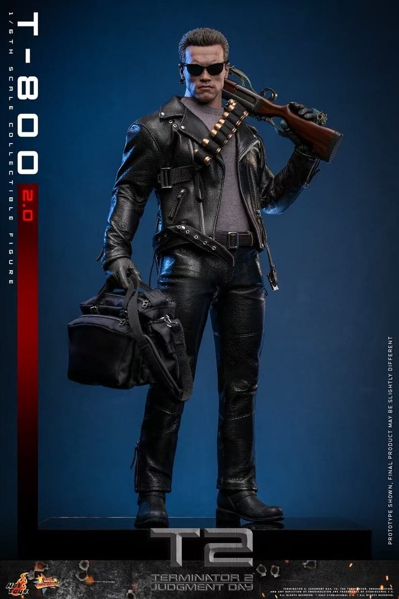 Terminator 2 Hot Toys Judgment Day T 800 2.0 Licensed