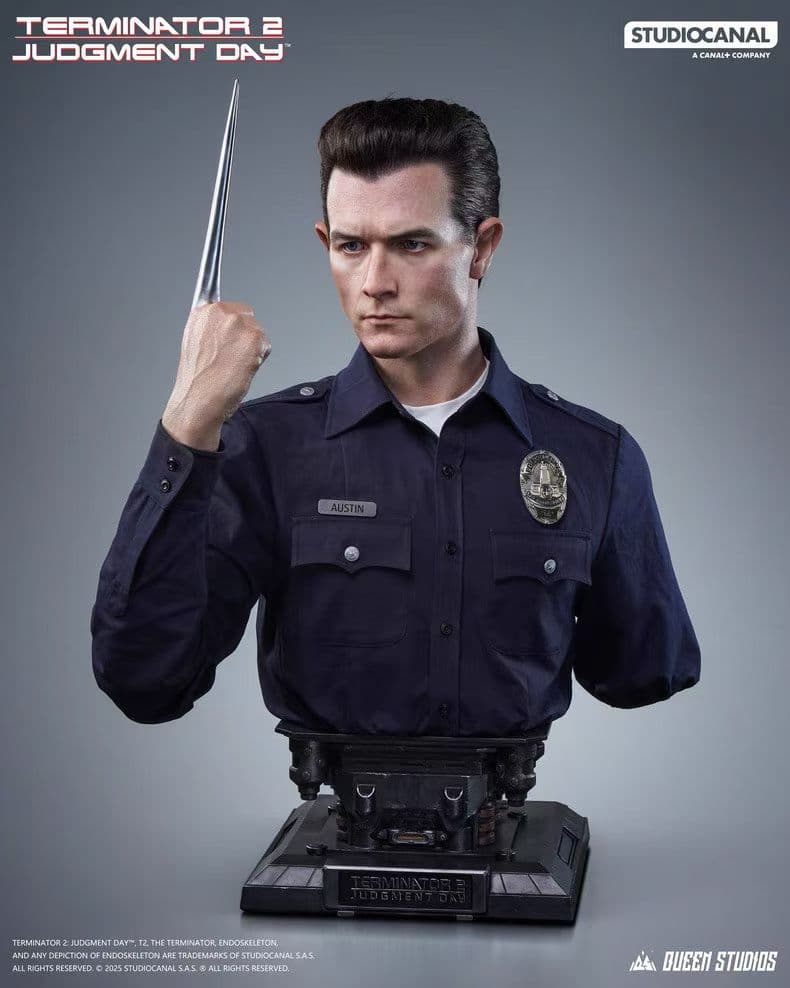 Terminator 2 Queen Studio Judgment Day T1000 Life Size Bust Licensed