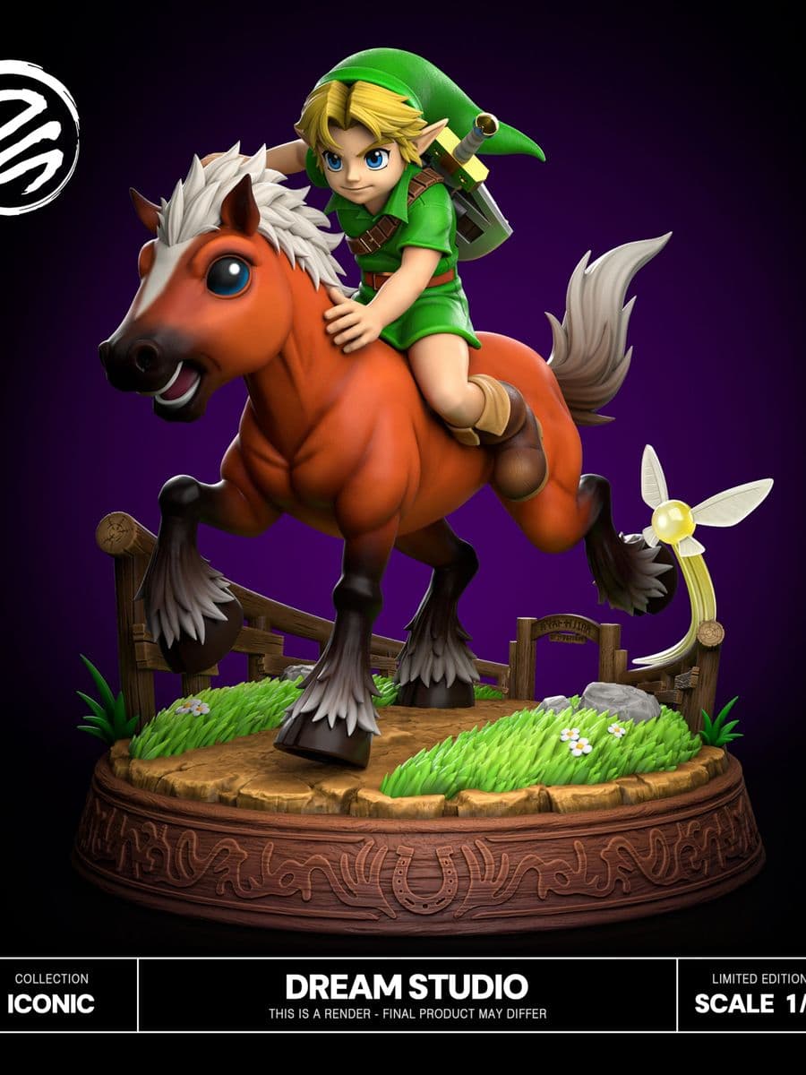 The Legend of Zelda Dream Studio Young Link x Epona