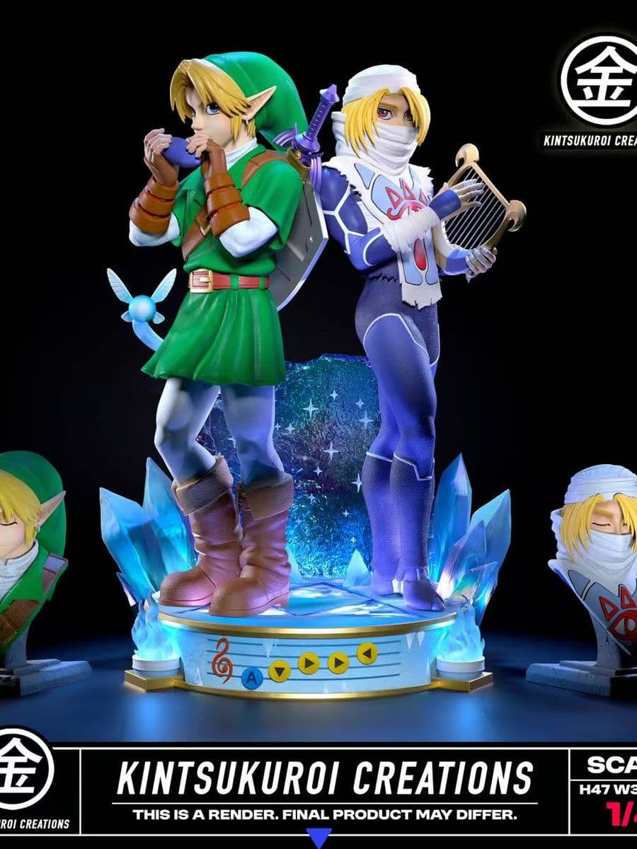 The Legend of Zelda Kintsukuroi Creations Link x Sheik
