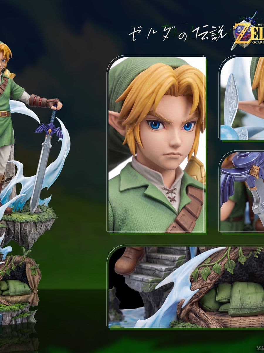 The Leyend of Zelda Ocarina of Time Seven Studio Link The Hero of Time