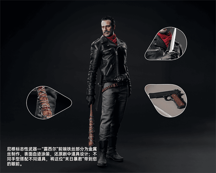 The Walking Dead INART Studio S8 Negan Smith Licensed