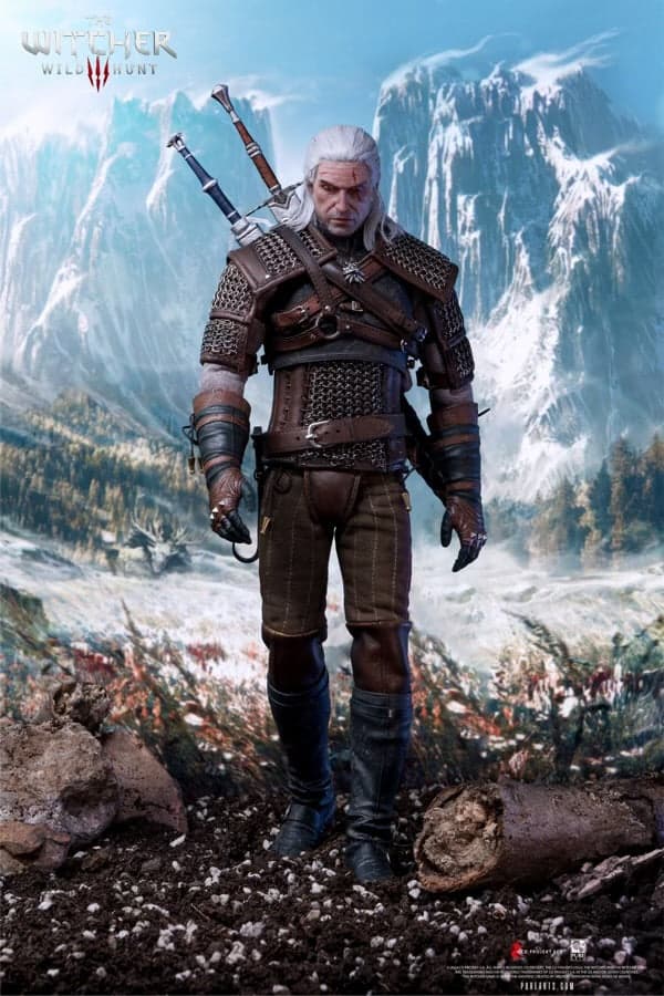 The Witcher 3 Pure Arts Studio Wild Hunt Geralt of Rivia Premium Licensed