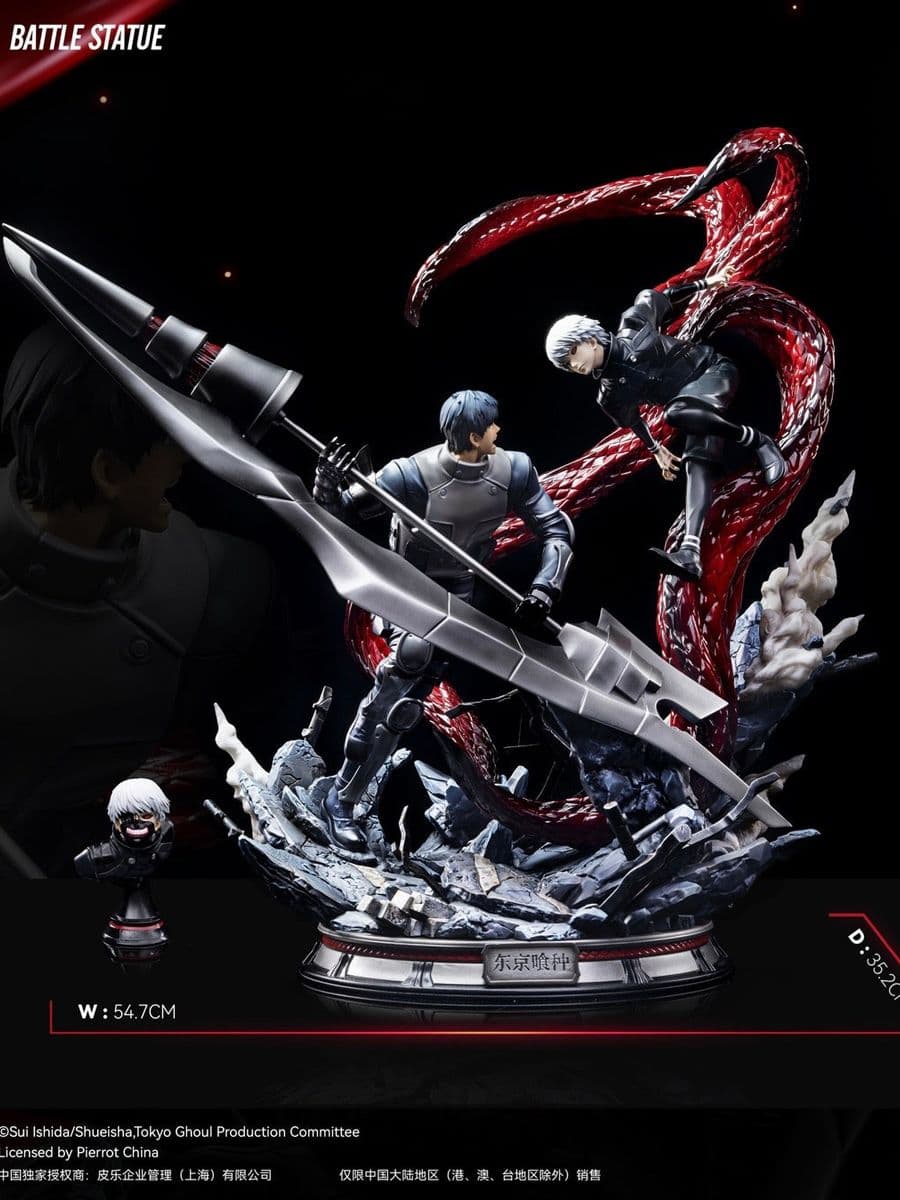 Tokyo Ghoul X1ART Studio Kaneki VS Amon Licensed