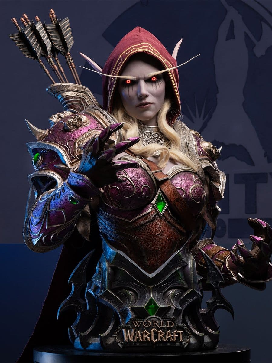 World of WarCraft Infinity × Blizzard Studios Sylvanas Windrunner Life Size Bust Licensed
