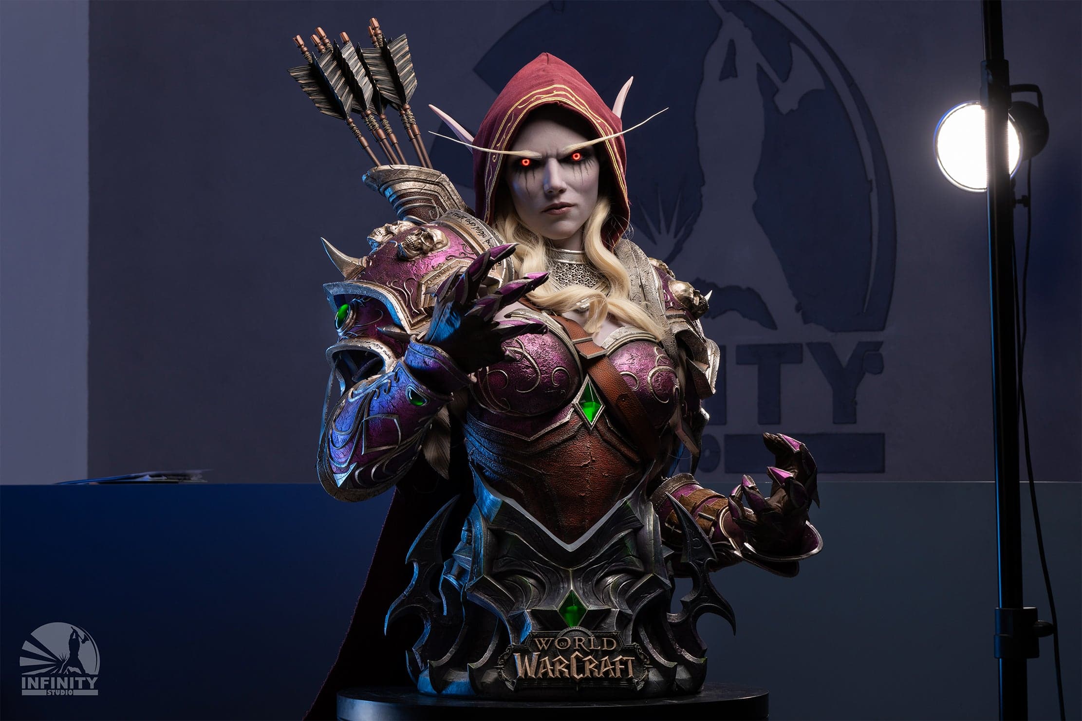 World of WarCraft Infinity × Blizzard Studios Sylvanas Windrunner Life Size Bust Licensed
